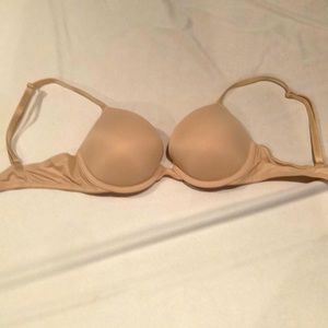 PINK nude push up bra